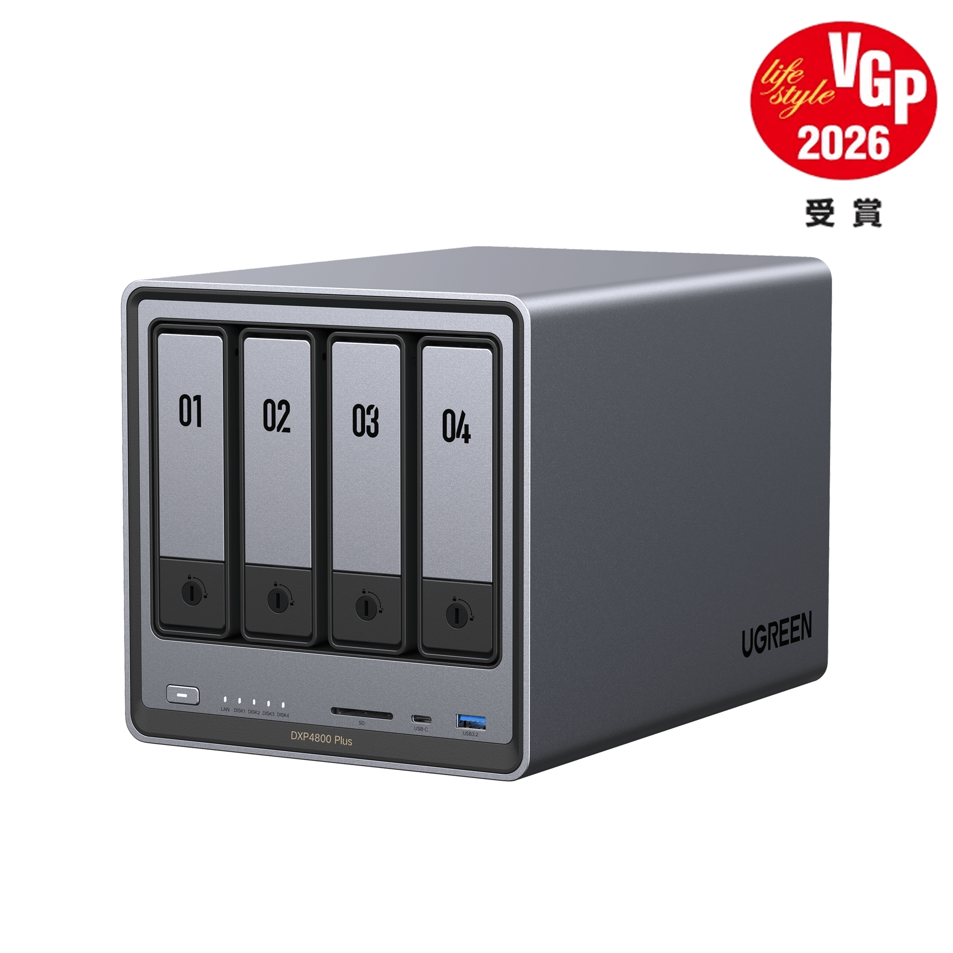 UGREEN 4ベイ NAS ストレージ