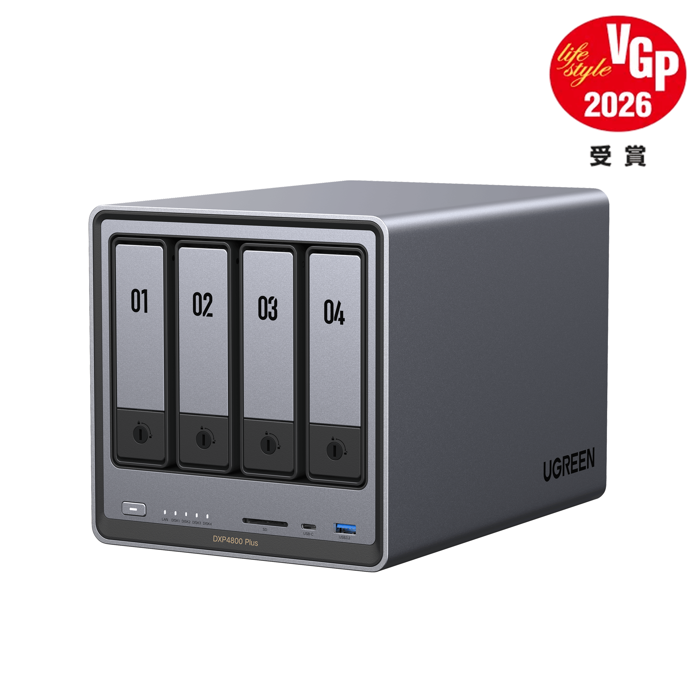 UGREEN 4ベイ NAS ストレージ